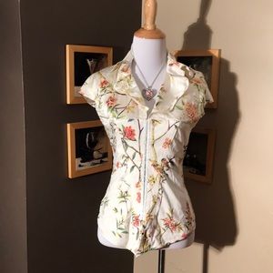 Exquisite Top From Just Cavalli! Perfect To Wear Out On The Town! 🇮🇹 Made!